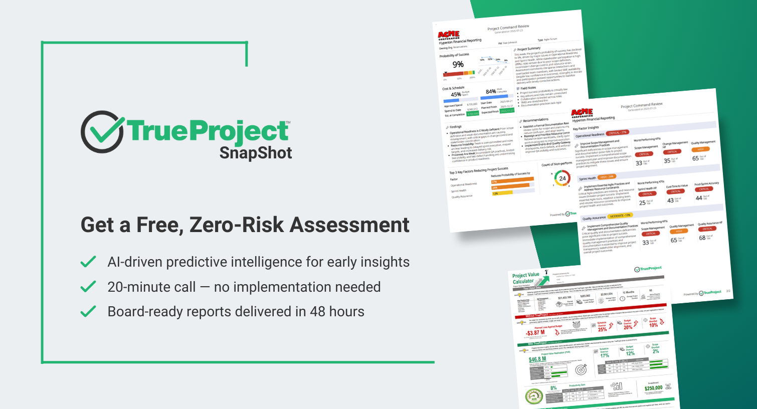 TrueProject SnapShot